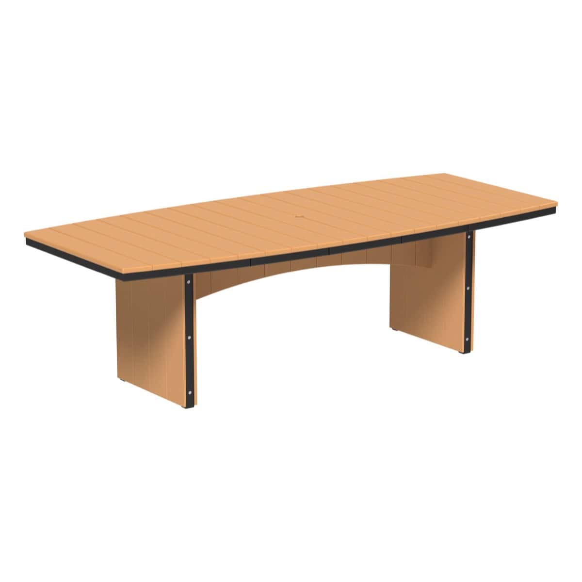 LuxCraft Urban Dining Table (4’ x 8’ Oval)