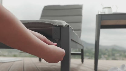 Outer Aluminum Outdoor Infinity Chaise Lounge